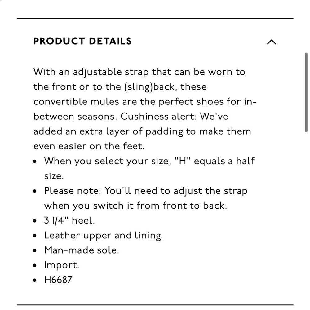 NEW • Madewell • The Riley Convertible Mule Black - Picture 6 of 9